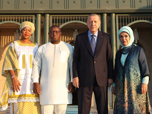 President Erdoğan meets with President Bio of Sierra Leone